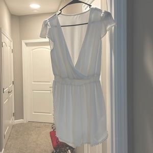 Jumpsuit size medium, white